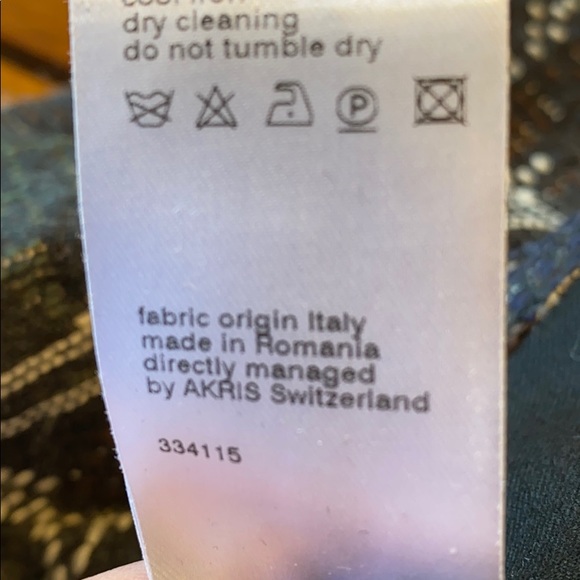 New Wool Blend AKRIS Switzerland Skirt - Picture 6 of 8